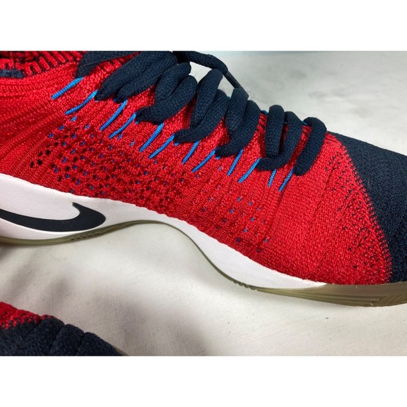 RARE Nike Hyperdunk Flyknit Olympic USA Red Blue White 843390-446 Men’s Size 8 main image 5